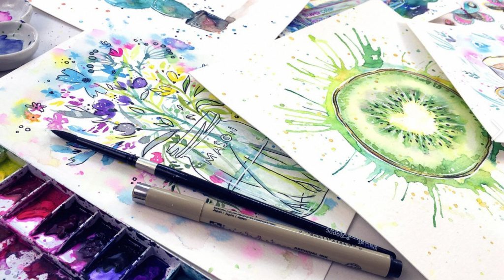 Step-by-Step: Creating Watercolor Paintings on Canvas插图3