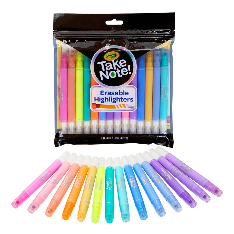 Erasable highlighters