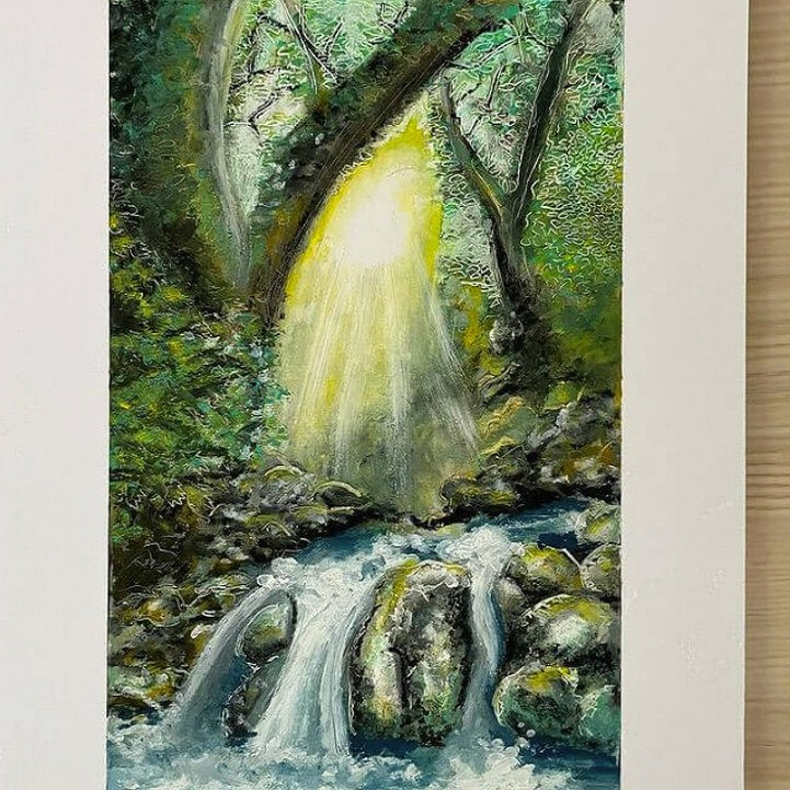 oil pastel artworks