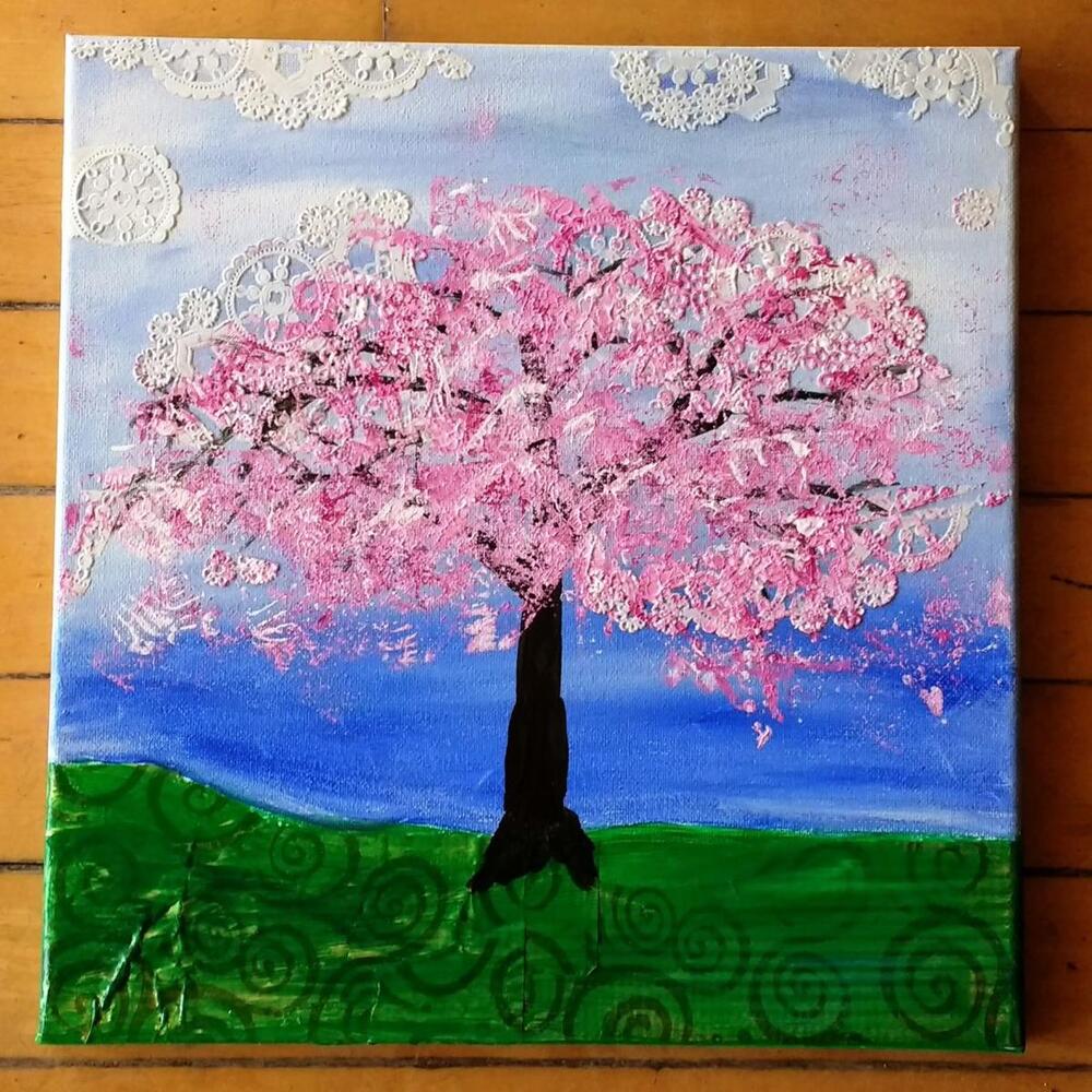 Oil pastel tree ideas