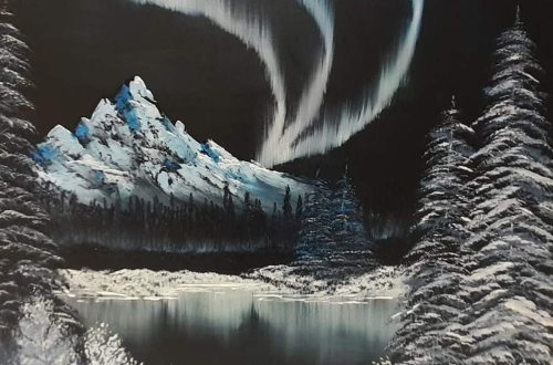 Northern lights art