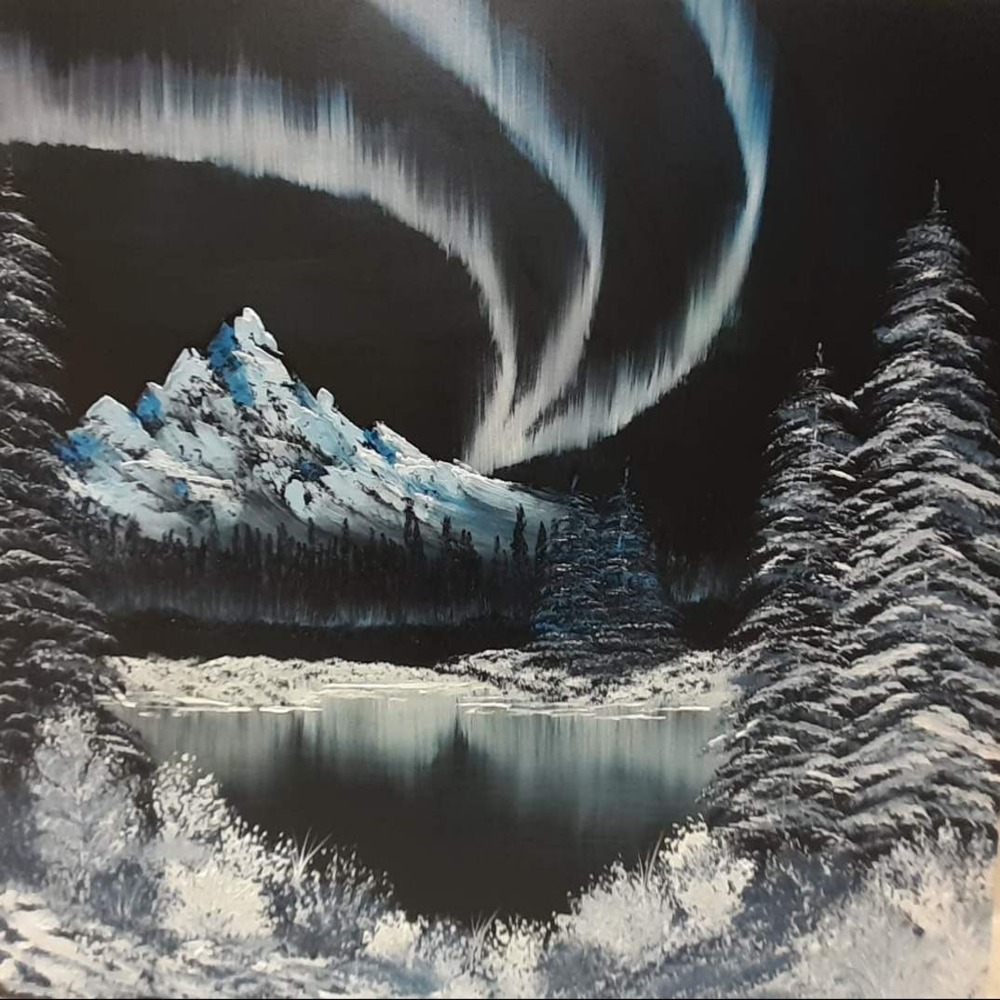 Northern lights art