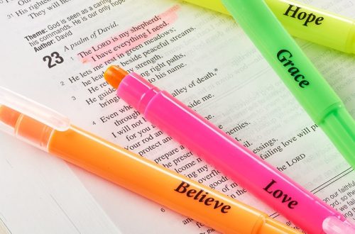 Highlighters for Bibles