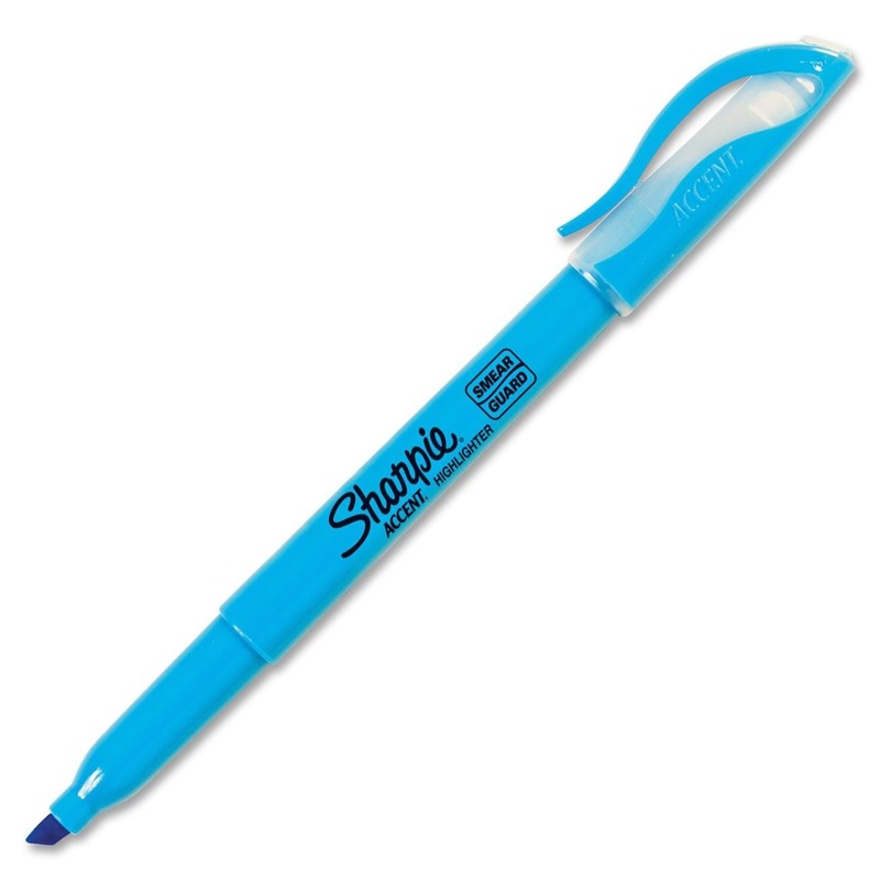 Blue highlighters